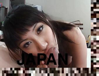 Sensual Japanese offers a great POV sucking dick and getting laid