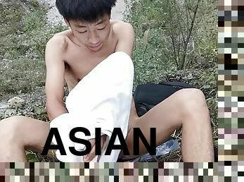 asiático, masturbação, na-rua, amador, adolescente, gay, punheta, vintage, jovem18, engraçado