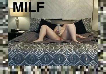 röv, masturbation, amatör, milf, leksak, mamma, par, knubbig, blond, mor