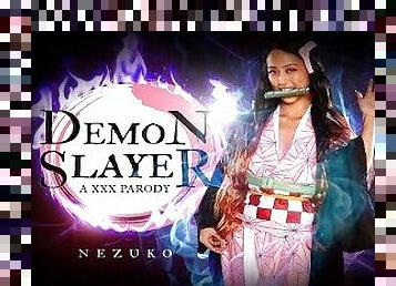 Asian Alexia Anders As DEMON SLAYER NEZUKO Testing Your Sex Skills VR Porn