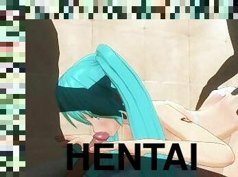 amateur, anal, fellation, ejaculation-interne, trio, anime, hentai, 3d