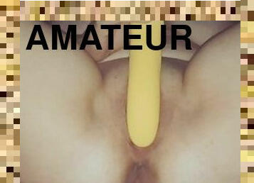 Homemade - Amateur -Trying New Vibrator