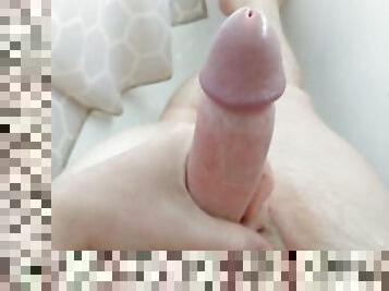 Bonus shoot: Casually Wanking until I leak Cum from my Big Cock!!