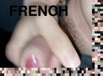 amateur, ejaculation-sur-le-corps, branlette, française, solo