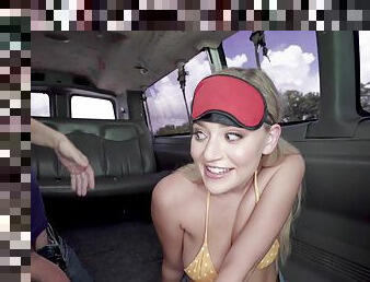 First bang bus porn play for this busty blonde doll