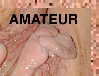 masturbation, chatte-pussy, amateur, milf, belle-femme-ronde, sale, culotte, ejaculation, fétiche, solo