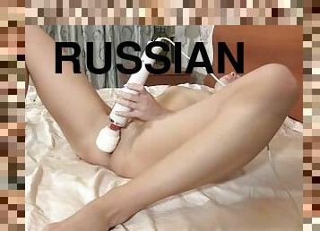 masturbation, russe, ados, jouet, blonde, mignonne, petite, solo, petits-seins, elle-se-déshabille