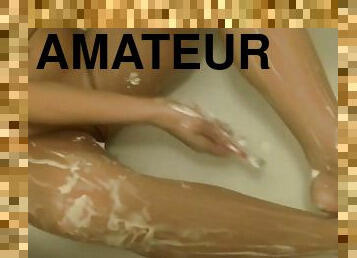 baignade, chatte-pussy, amateur, couple, pieds, fétiche, solo, jambes