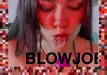 amatir, blowjob-seks-dengan-mengisap-penis, mainan, seorang-diri, penis, boneka-cantik, pengisapan