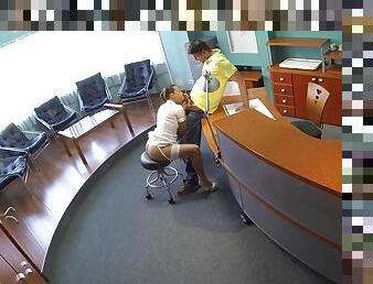 Sensual Nurse Heals Patient With Hard Office Sex