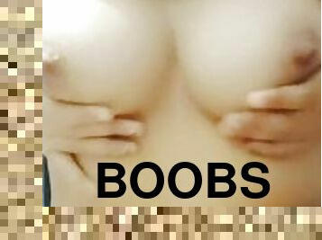 gros-nichons, masturbation, latina, seins, petite, fétiche, brunette, en-lactation, petits-seins