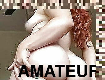 cul, grosse, vieux, amateur, anal, maison, belle-femme-ronde, joufflue, butin, rousse