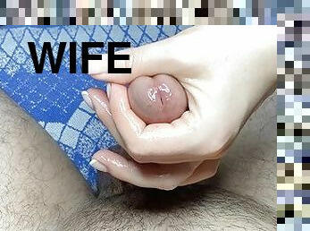 masturbation, fru, amatör, brudar, cumshot, gigantisk-kuk, milf, avrunkning, juckande, kyssar