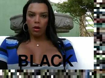 transsexual, ébona, latina, transsexual-tranny, preto, cavalgando