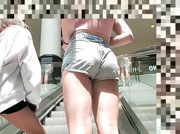 Sexy Fit Highschool Teen In Shorts Tight Ass