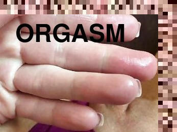 ASRM Dripping Wet Pussy Sounds - Super Wet Panties and Moaning Trembling Orgasm
