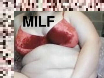 Bbw MILFs first vibrator