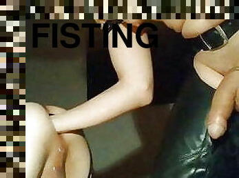 fisting, vieux, maigre, amateur, anal, gay, couple, esclave, jeune-18, plus-agée