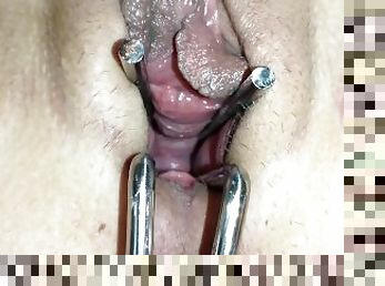 Pussy expander peehole insertion urethral sounding