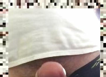 masturbation, amateur, ejaculation-sur-le-corps, énorme-bite, maman, point-de-vue, solo, musclé, bite