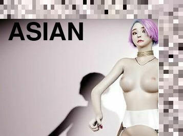 asiatisk, pikslikkeri, synsvinkel, anime, 3d, koreansk, erotisk, drillende