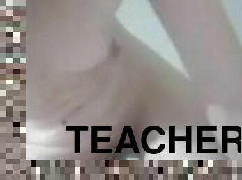 My sexy teacher show her sexy pajamas