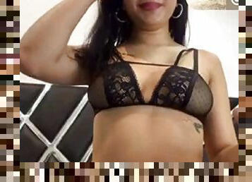 masturbation, amateur, ejaculation-sur-le-corps, latina, pieds, chevauchement, gode