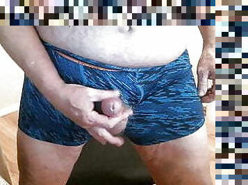 Lelio53, Chub Dad stroking in his boxers