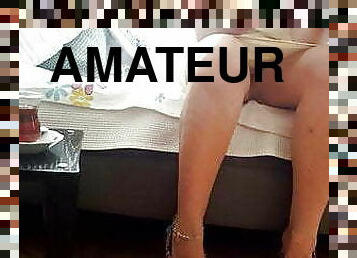 chatte-pussy, amateur, mature, milf, maison, lingerie, jambes