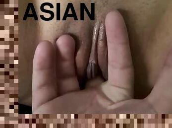 asiatique, masturbation, orgasme, chatte-pussy, amateur, babes, interracial, ados, point-de-vue, horny