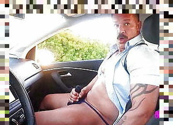 pai, na-rua, público, gay, carro, britânico, paizinho, musculado