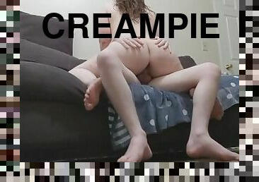 fest, offentlig, amatør, udløsning, creampie, par, universitet, sperm