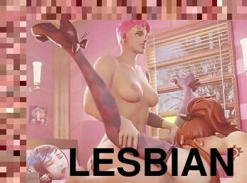 tate-mari, pasarica, lesbiana, cu-degetelul, sex-in-trei, tate, stand-pe-fata, bruneta, plesnit