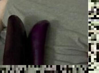 Fun with food Pt.2! Such a big Japanese Eggplant!