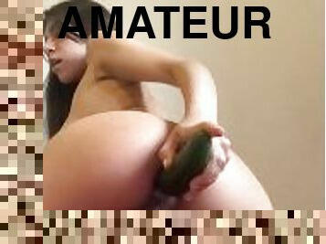 levrette, masturbation, amateur, anal, ados, maison, latina, serrée, petite, gros-plan