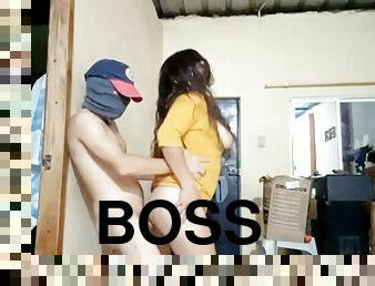 SHAMELESS!! SEX IN MY BOSSS HOUSE, I HOT THE COOK AND ASKED HIM TO HAVE SEX STANDING