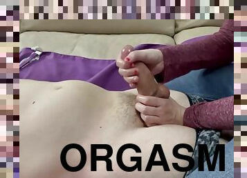 Handjob + Post Orgasm Torture