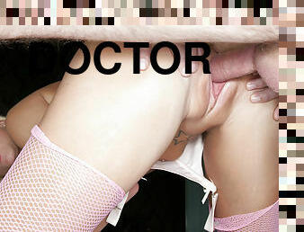 Lissa Love & Dirty Dog in Curvy Blonde Gets Abused By Her Doctor - KINK