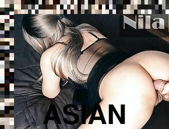 asiático, amador, anal, babes, penetração-de-braço, tai, ejaculação, apertado, engraçado, rabo