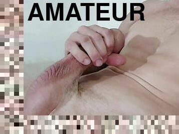 énorme, masturbation, amateur, ejaculation-sur-le-corps, énorme-bite, hardcore, branlette, ejaculation, solo, géant