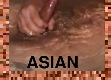 asiático, masturbação, amador, chupanços, tiro-ao-alvo, pénis-grande, gay, punheta, sozinho, musculado