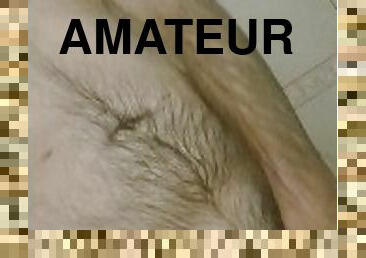 baignade, papa, masturbation, amateur, énorme-bite, gay, fétiche, douche, solo, pappounet