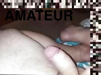 masturbation, amateur, mature, énorme-bite, branlette, solo, bite