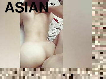 asia, posisi-seks-doggy-style, orgasme, webcam, cantik, cowgirl-posisi-sex-wanita-di-atas-pria