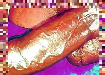 masturbation, amateur, énorme-bite, gay, branlette, black, secousses, musclé, africaine, ours