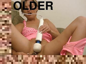 Older Woman Orgasms With Sex Toys
