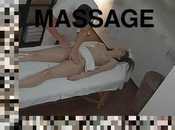 amatör, tonåring, massage, kamera, spion, voyeur, vacker