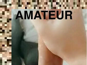 énorme, masturbation, amateur, ejaculation-sur-le-corps, énorme-bite, maison, point-de-vue, ejaculation, belle, assez