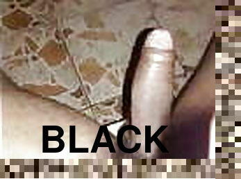 masturbation, amateur, énorme-bite, gay, black, ejaculation, bite