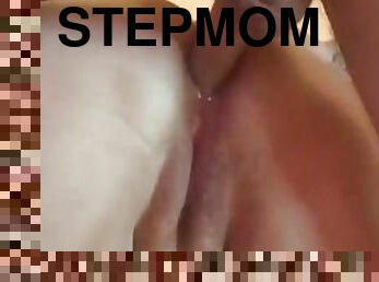 helping my stepmom stretch her tight ass before a date